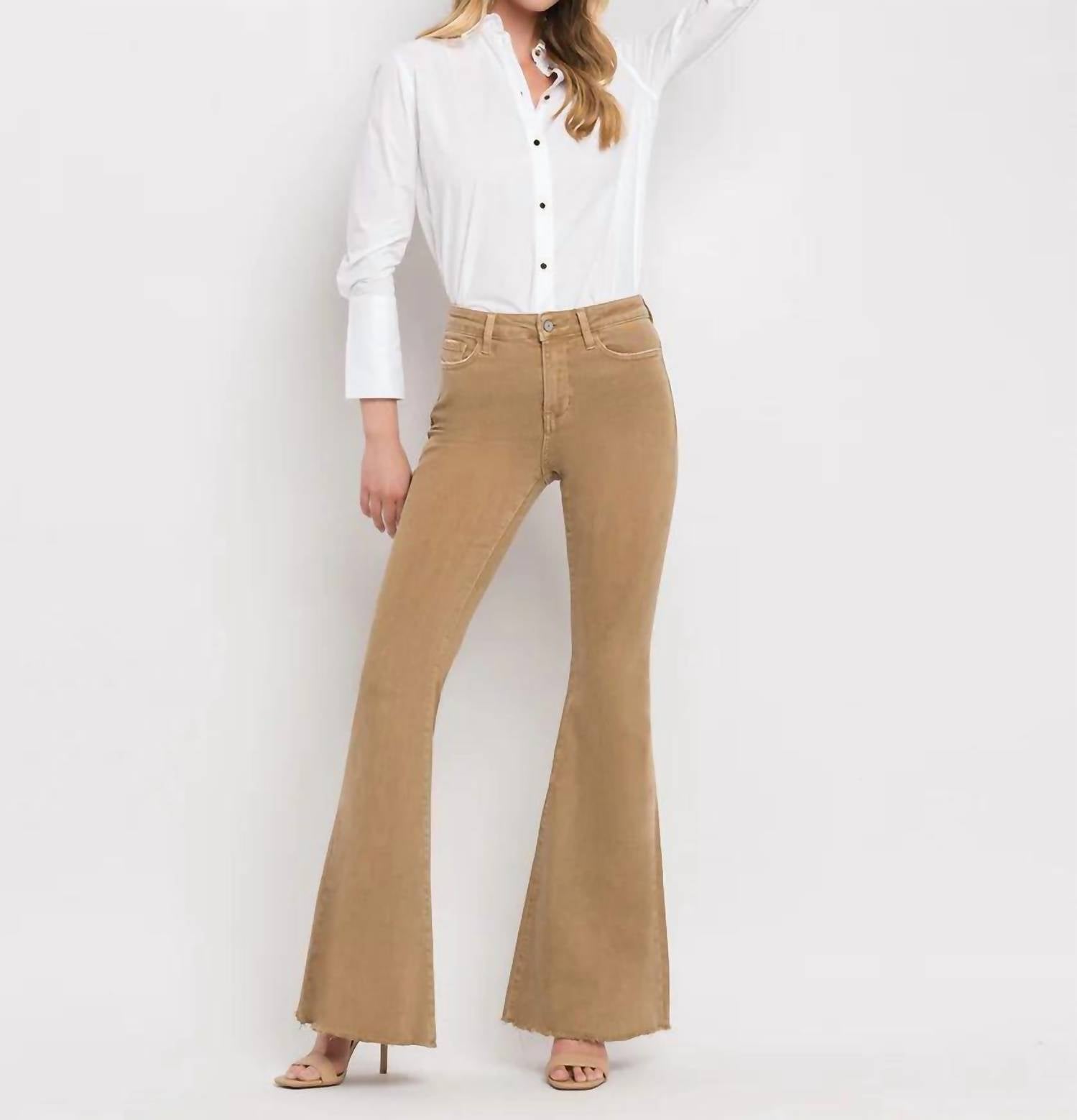 Vervet By Flying Monkey - Rosalee High Rise Super Flare Jeans
