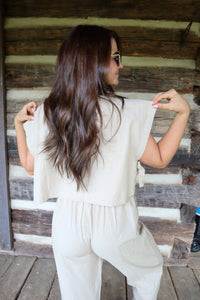 Elan - Dune Lounge Crop Top
