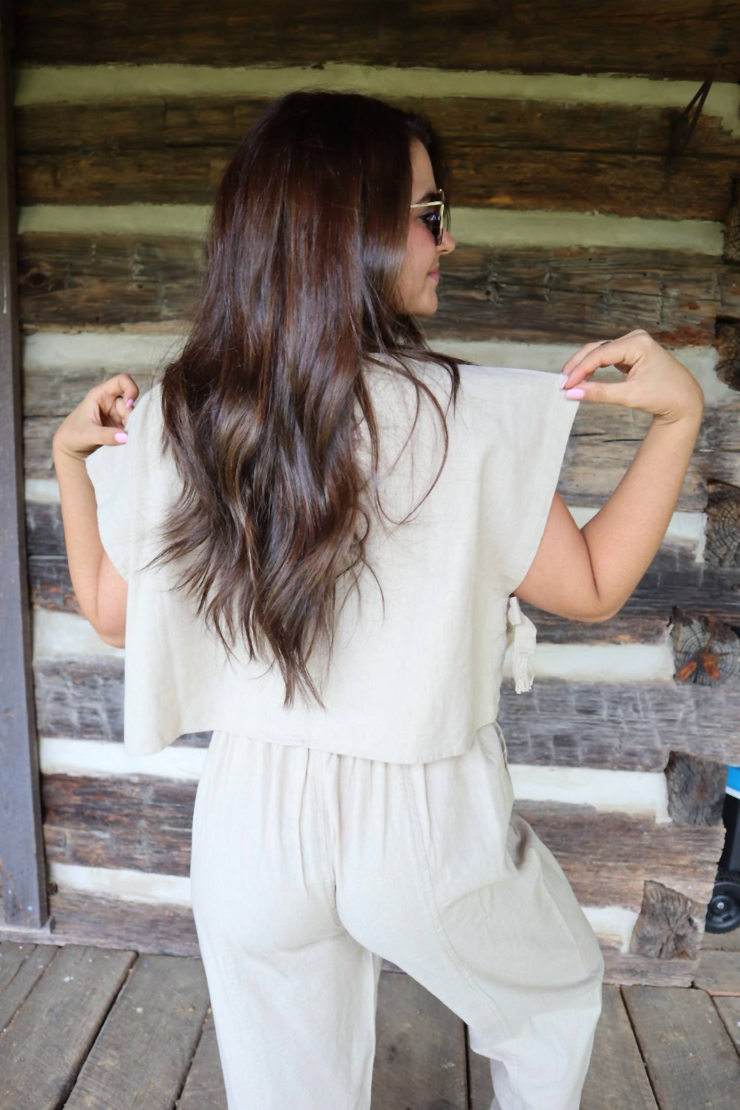 Elan - Dune Lounge Crop Top