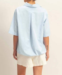 Hyfve - Bubble Hem Relaxed Fit Shirt