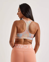 NIKE Women's Dri-FIT Medium Support Sports Bra in multicolor - women's intimate - alternate view
