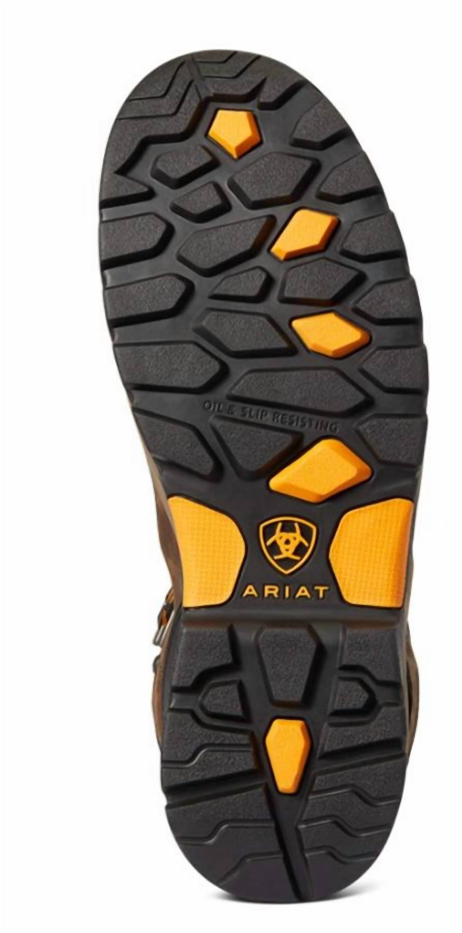 ARIAT Men's Carbon-toe Endeavor H20 Work Boot in chocolate - men's boots - alternate view