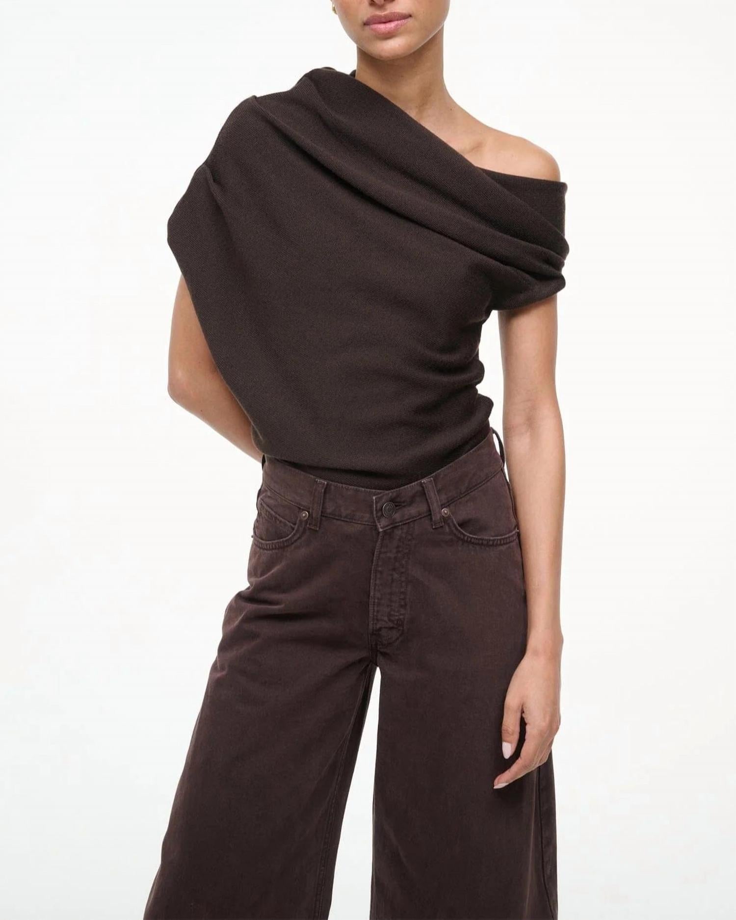 Staud - Mabel Drape Sweater
