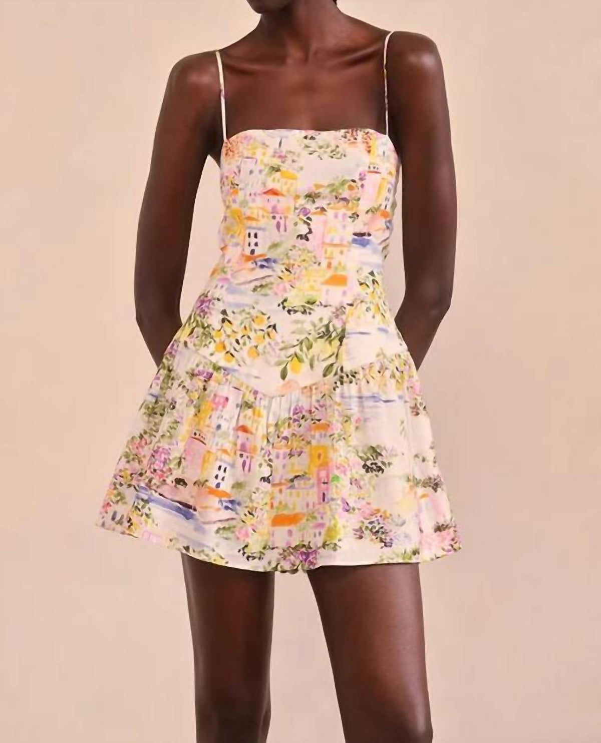 Saylor - Women's Gabriele Painterly Mini Dress