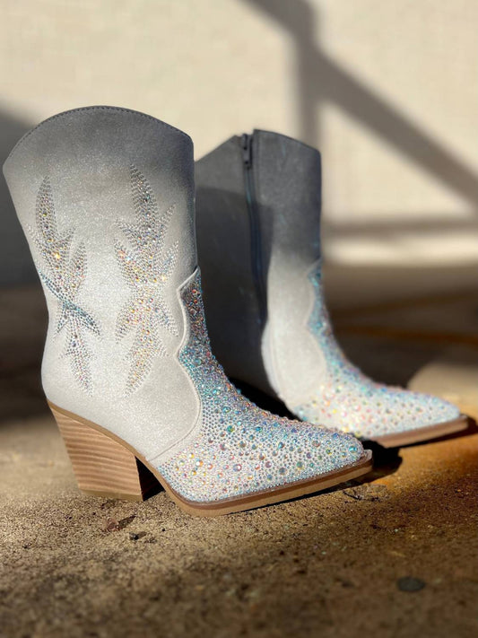 Very G - Women's Rhinestone Booties*
