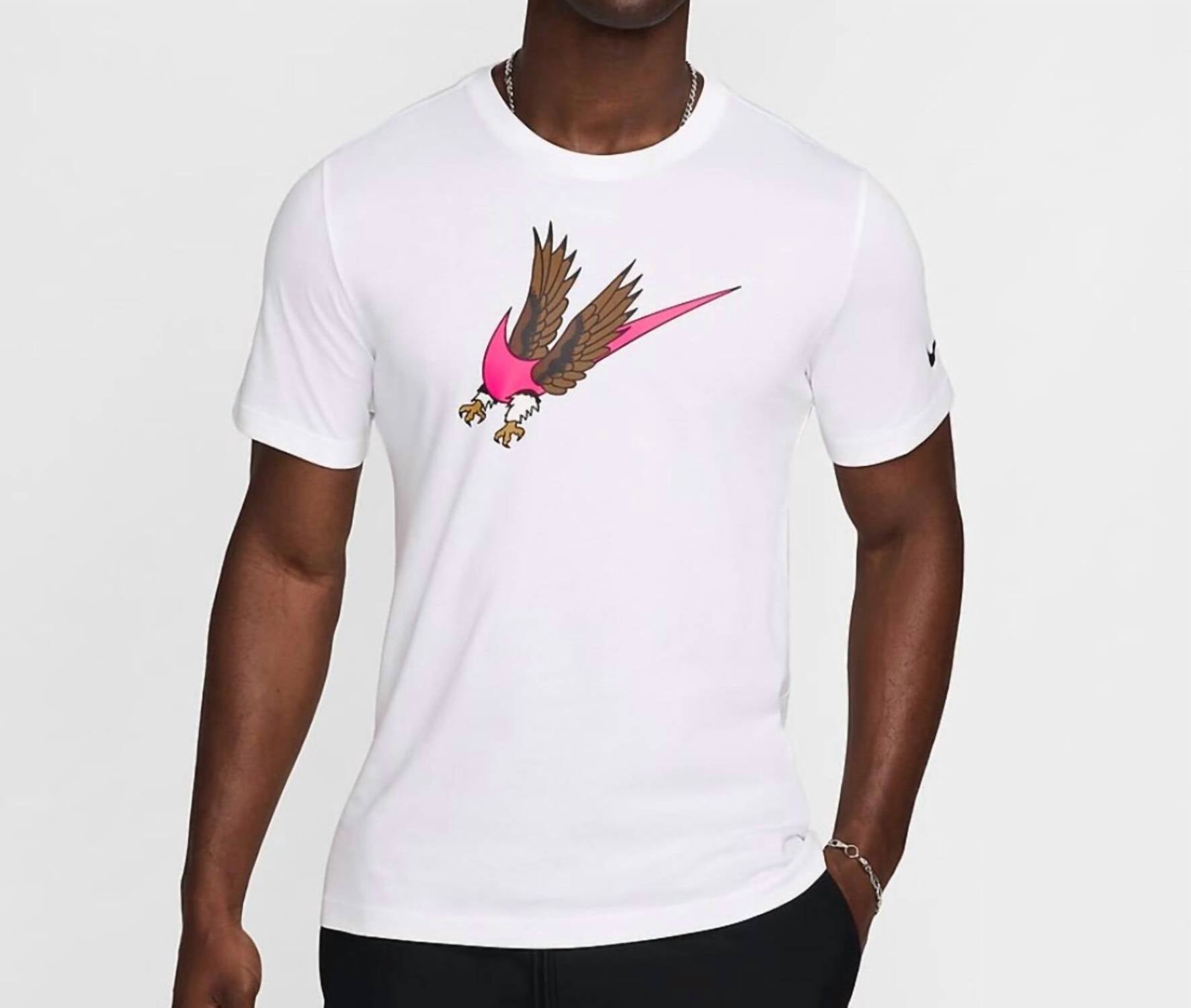 NIKE Usa Eagle Club T Shirt in white - men's t-shirt