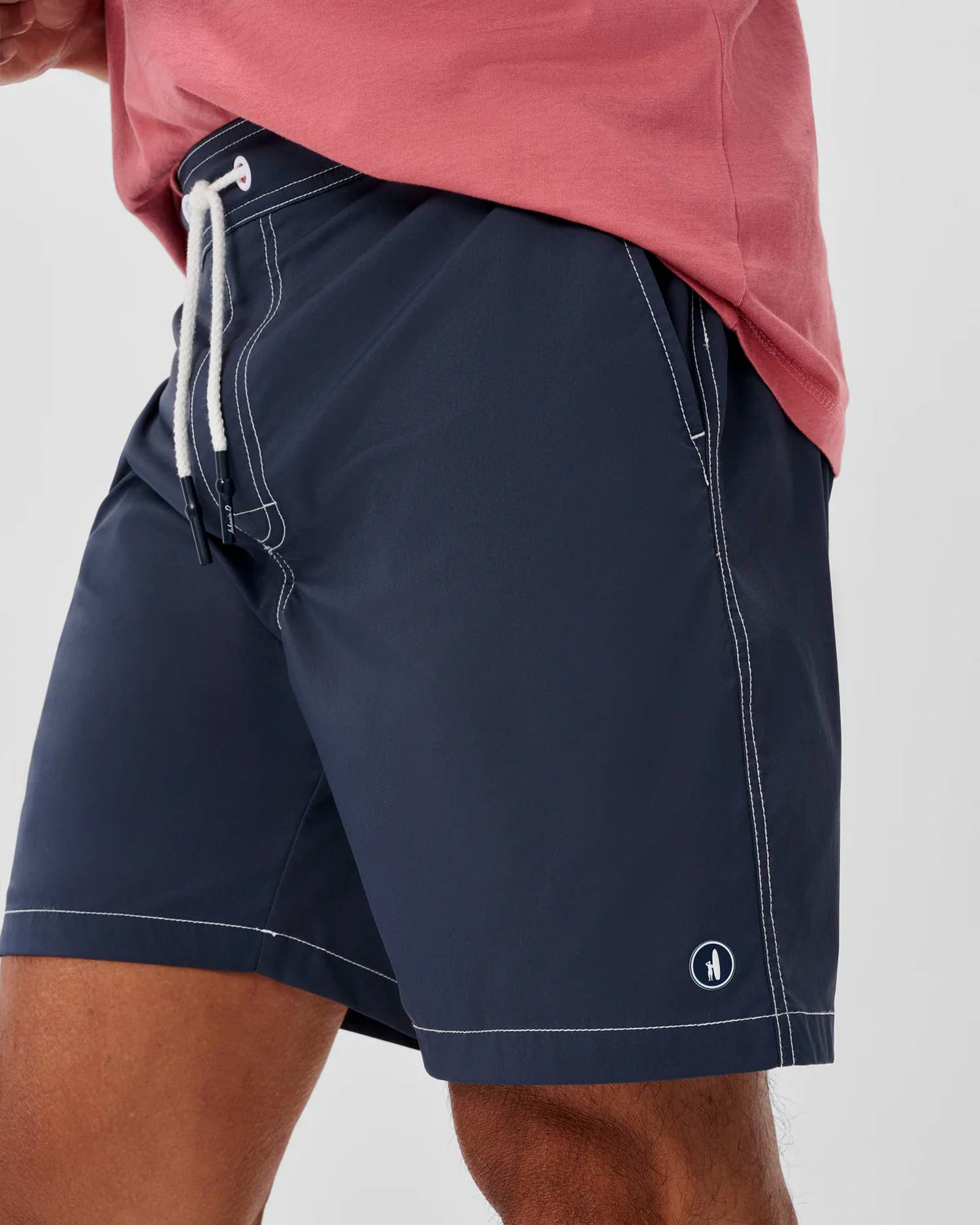 Johnnie-O - Half Elastic Swim Trunks - 7"