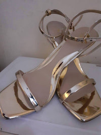 Vince Camuto - Women's Metallic Strappy Heels