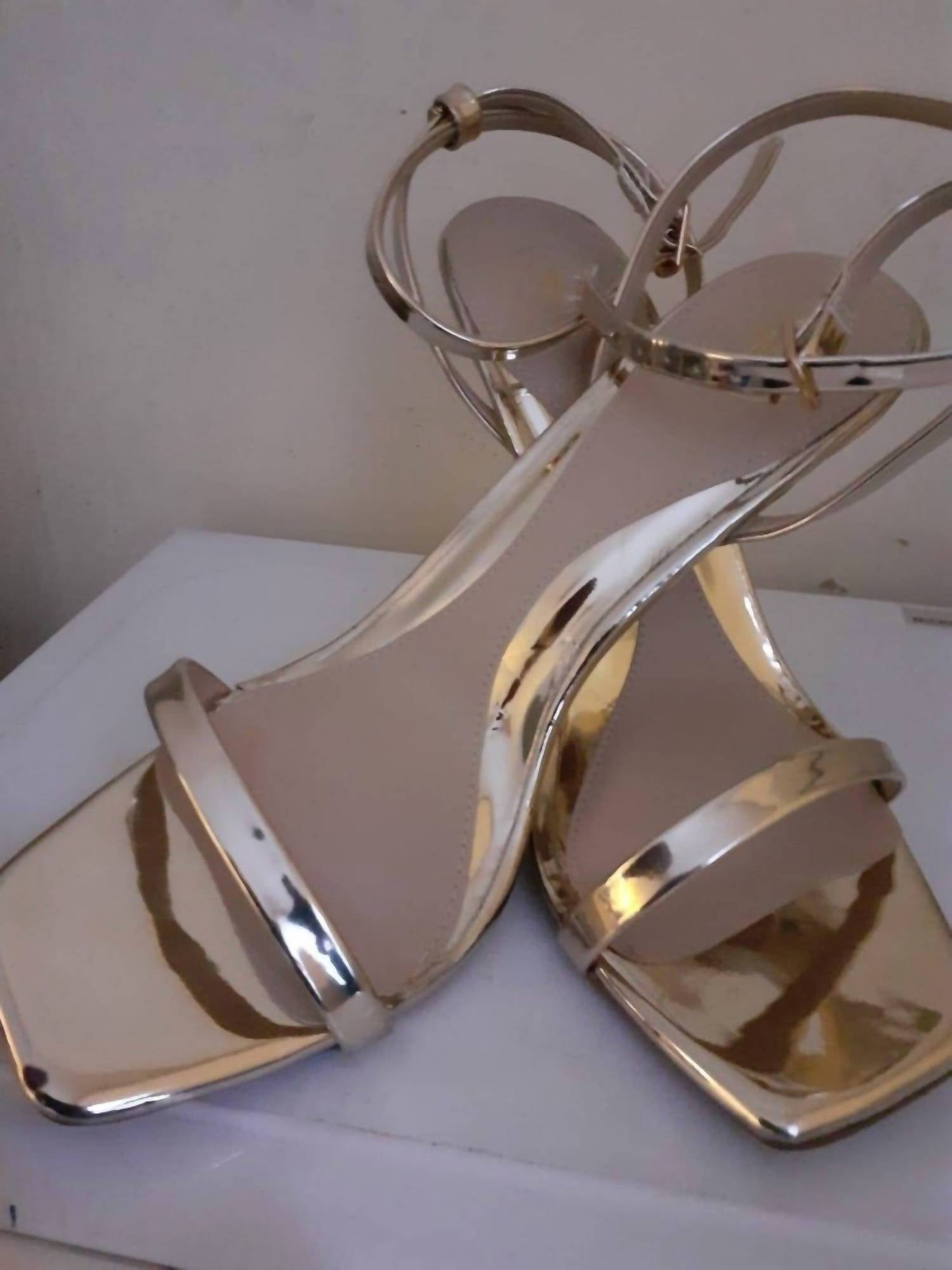 Vince Camuto - Women's Metallic Strappy Heels
