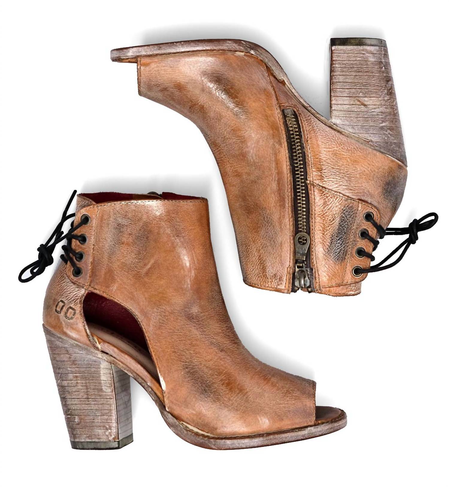 BEDSTU Women's Angelique Boots in tan - women's shoe - alternate view