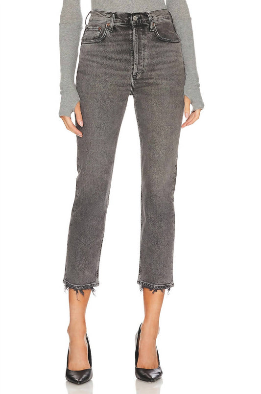 Agolde - RILEY HIGH RISE STRAIGHT CROP JEAN