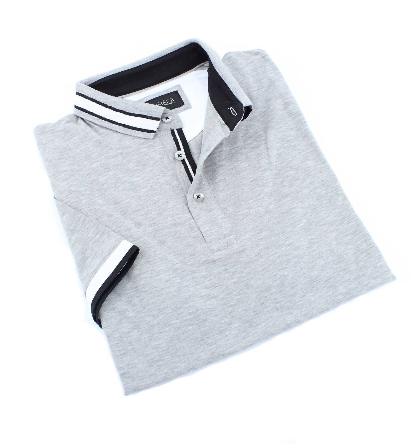 Eight X - Stripe Trim Polo