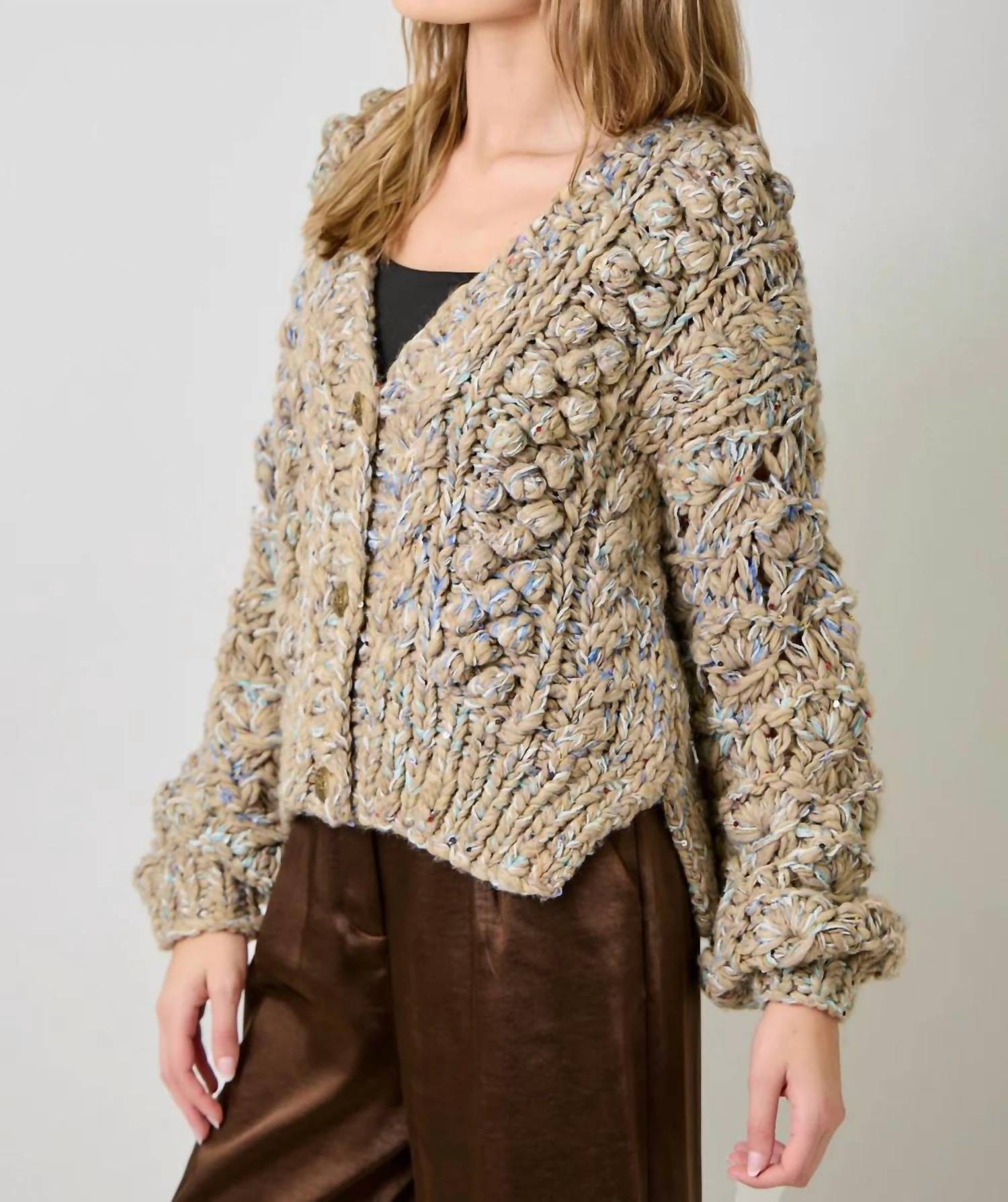 Mystree - Flecked Chunky Cardigan