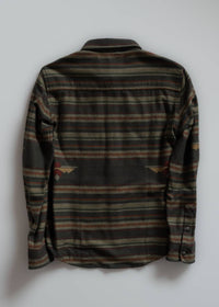 Iron & Resin Men's Lawland Shirt in black - men's long sleeve top - detail view