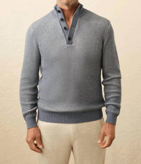 Faherty - Quarter Button Sweater