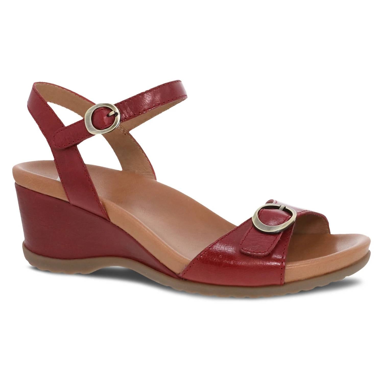 Dansko - Women's Arielle Leather Wedge Sandals