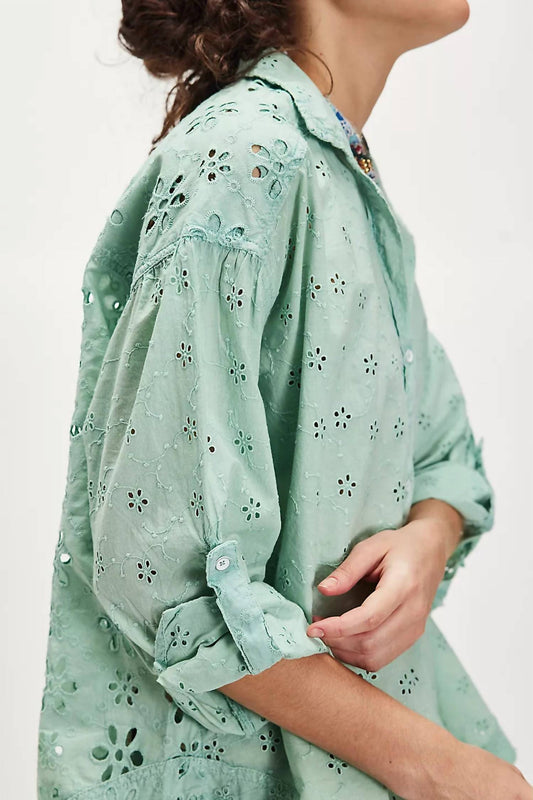 Free People - Mae Eyelet Shirt
