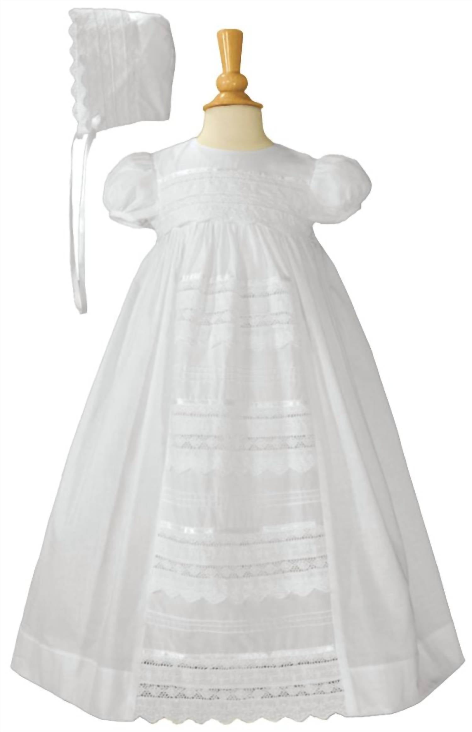 Little Things Mean A Lot - Girl's 2pc Gown With Venise Lace