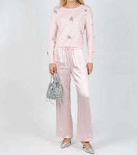 J. Society - Ariana Brooch Crew Sweater