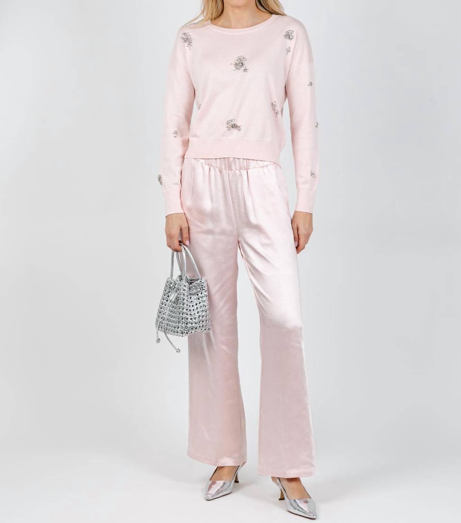 J. Society - Ariana Brooch Crew Sweater