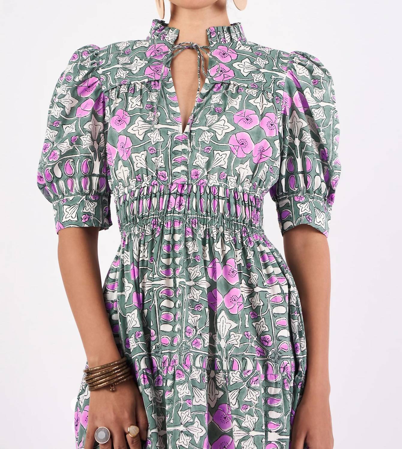 Beyond By Vera - Alice V-neck Mini Dress