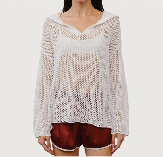 Loucia - Isabel Crochet Hoodie