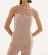 Joseph Ribkoff - RHINESTONE MESH TANK