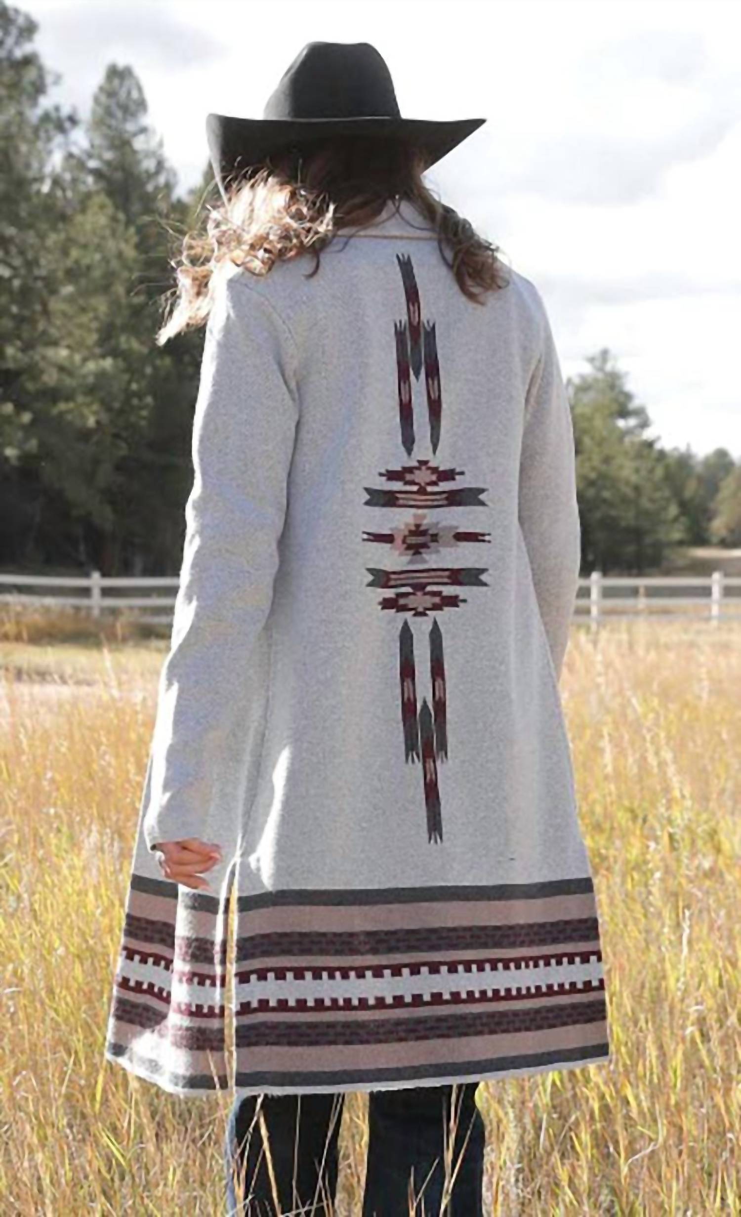 Cruel Girl - Women's Sweater Knit Long Sleeve Duster