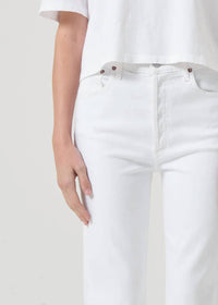 Agolde - Riley High Rise Straight Cropped Jeans