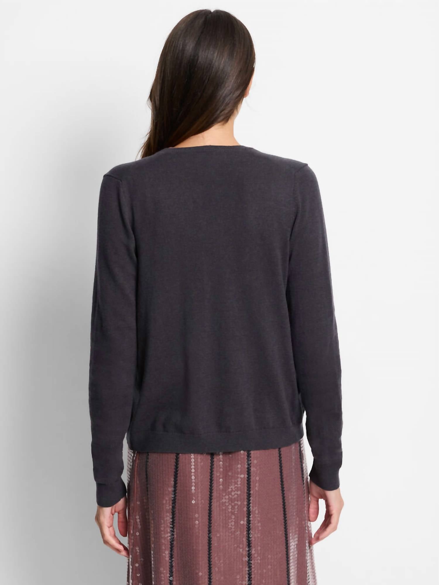 Nic + Zoe - Sequin Trimmed Cardigan