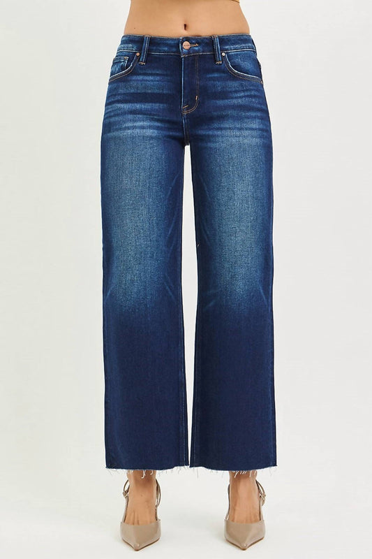 Risen - Mid Rise Crop Jeans