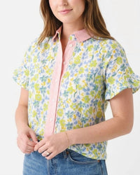 Ee:Some - Maisie Floral Button-down Top