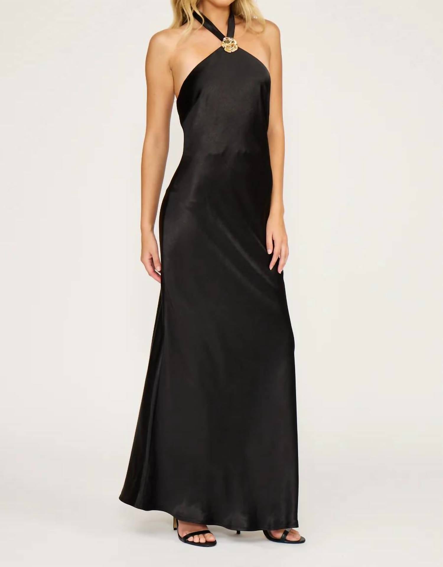 Lucy Paris - Bonnie Maxi Halter Dress
