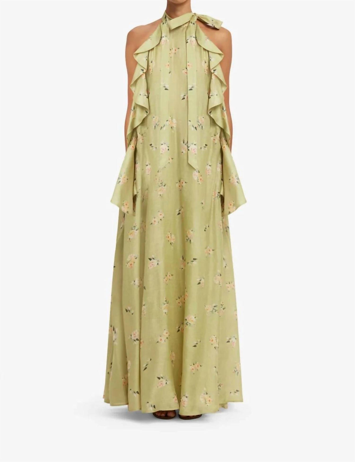 Leo Lin - Anne Ruffled Maxi Dress