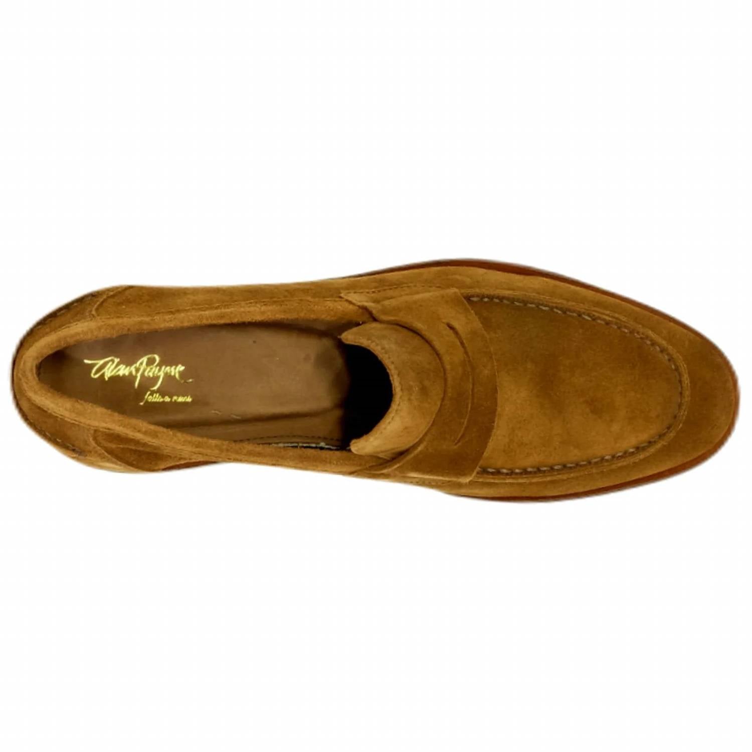 Alan Payne - Men's Naples Modern Suede Penny Loafer