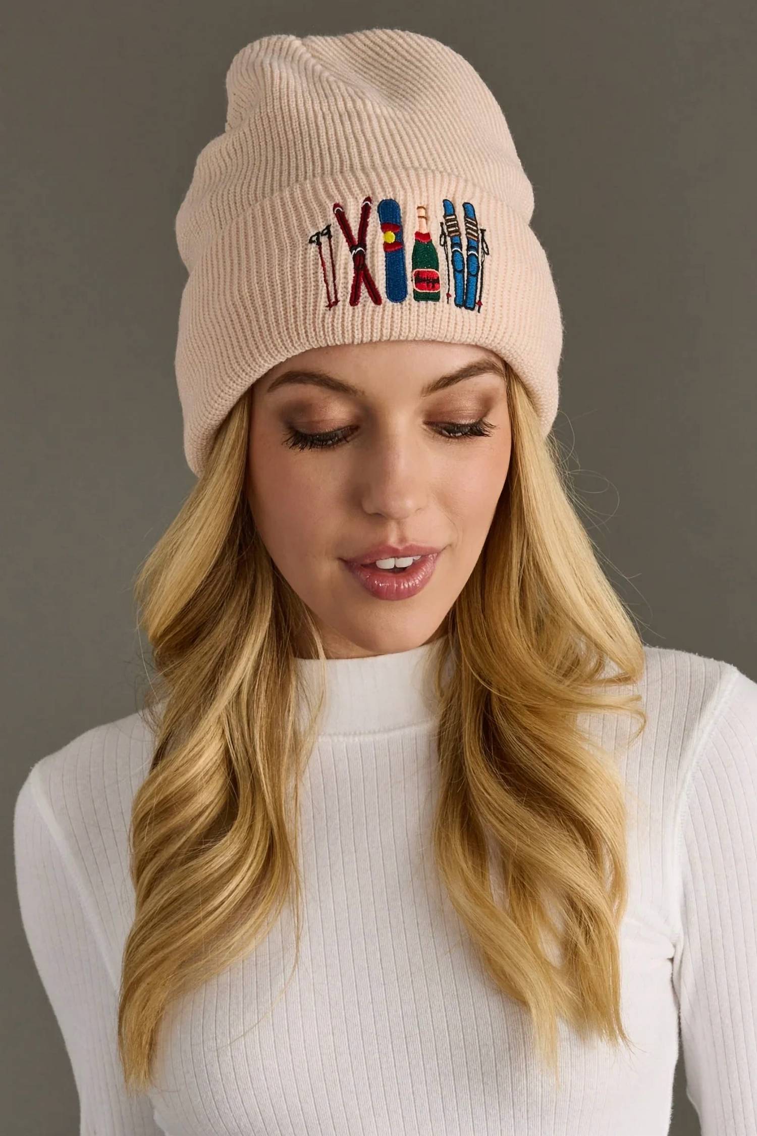 Panache - Women's Ski Embroidered Knit Beanie