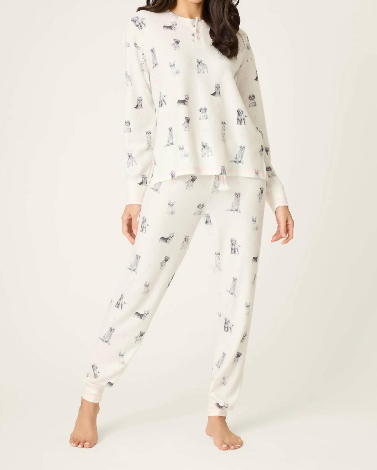 Pj Salvage - My Dog Is My Valentine Pajama Set