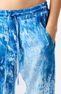 Avant Toi - Marmo Effect Silk Joggers