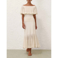 Zimmermann - Illuminate Pleated Frill Skirt