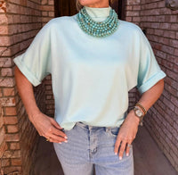 Entro - Seafoam Scuba Top