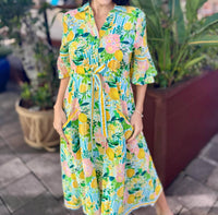 Islapayal - Cape Midi Dress