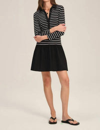 Velvet By Graham & Spencer - Sinead Stripe Mini Dress
