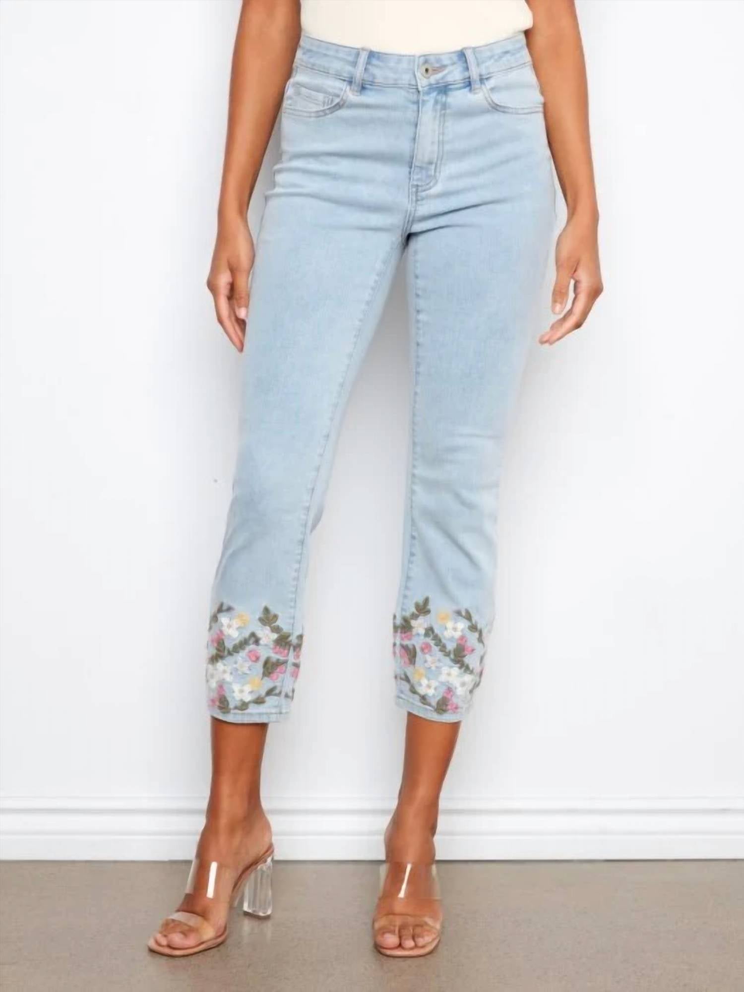 Charlie B - Cropped Slim Stretch Pants