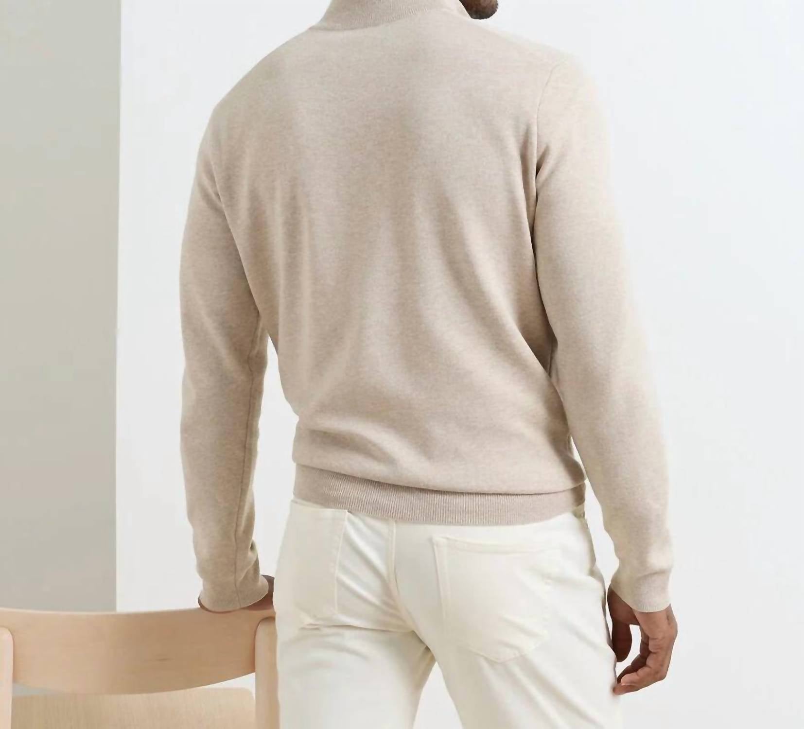 Peter Millar - Coolspun Lite Cotton Quarter-Zip Sweater