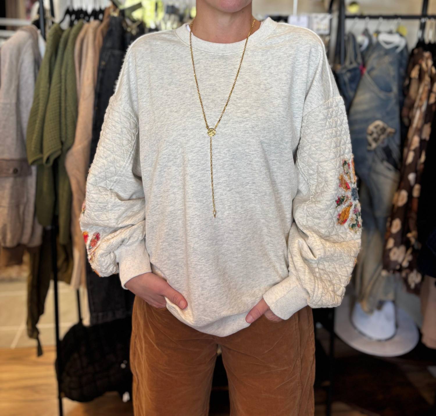 Easel - Stone And Stem Sweatshirt