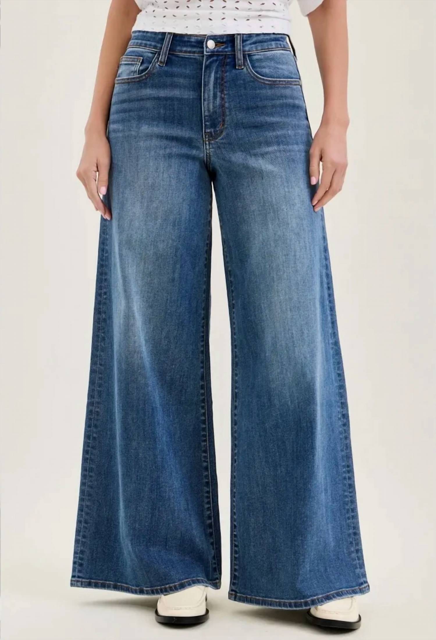 Judy Blue - High Waisted Palazzo Denim