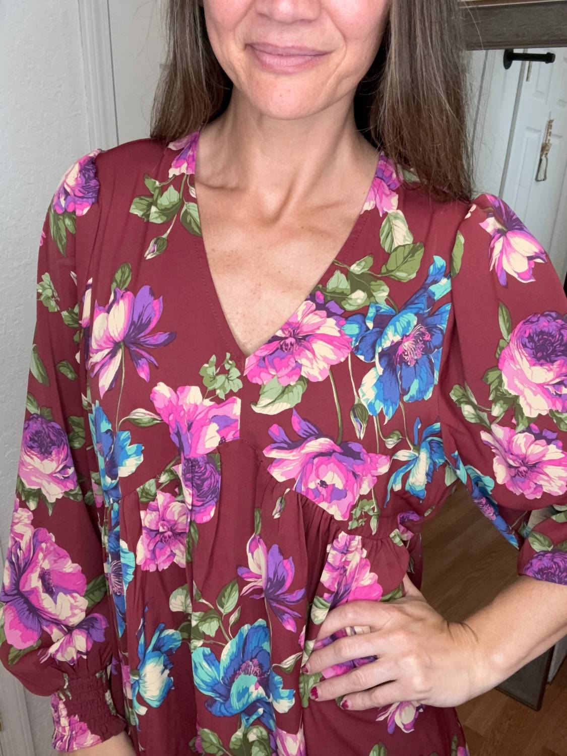 Easel - Sophia Floral Printed Mini Dress
