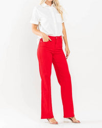 Judy Blue - High Waist Non-distressed Straight Jeans