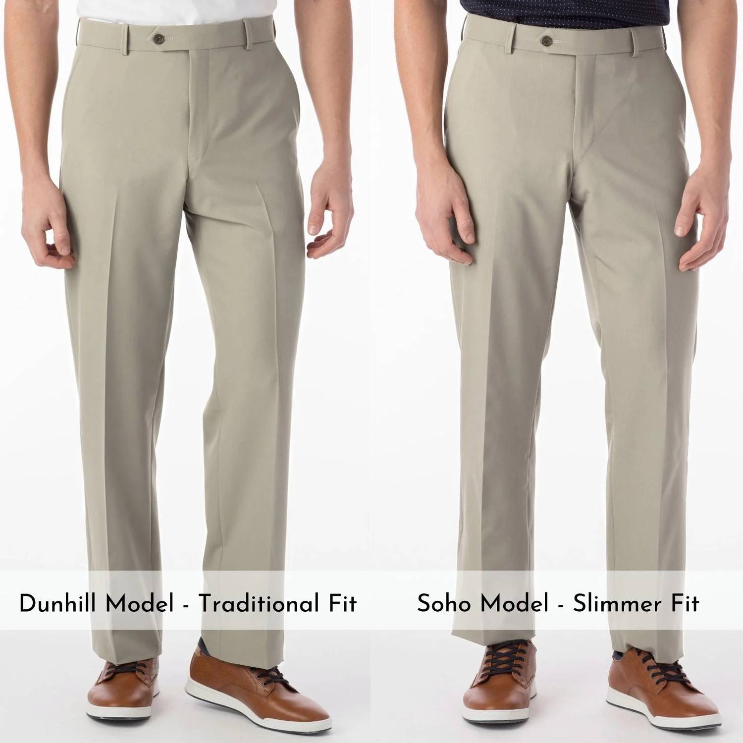 Ballin - Men's Comfort-eze Commuter Bi-stretch Gabardine Trouser