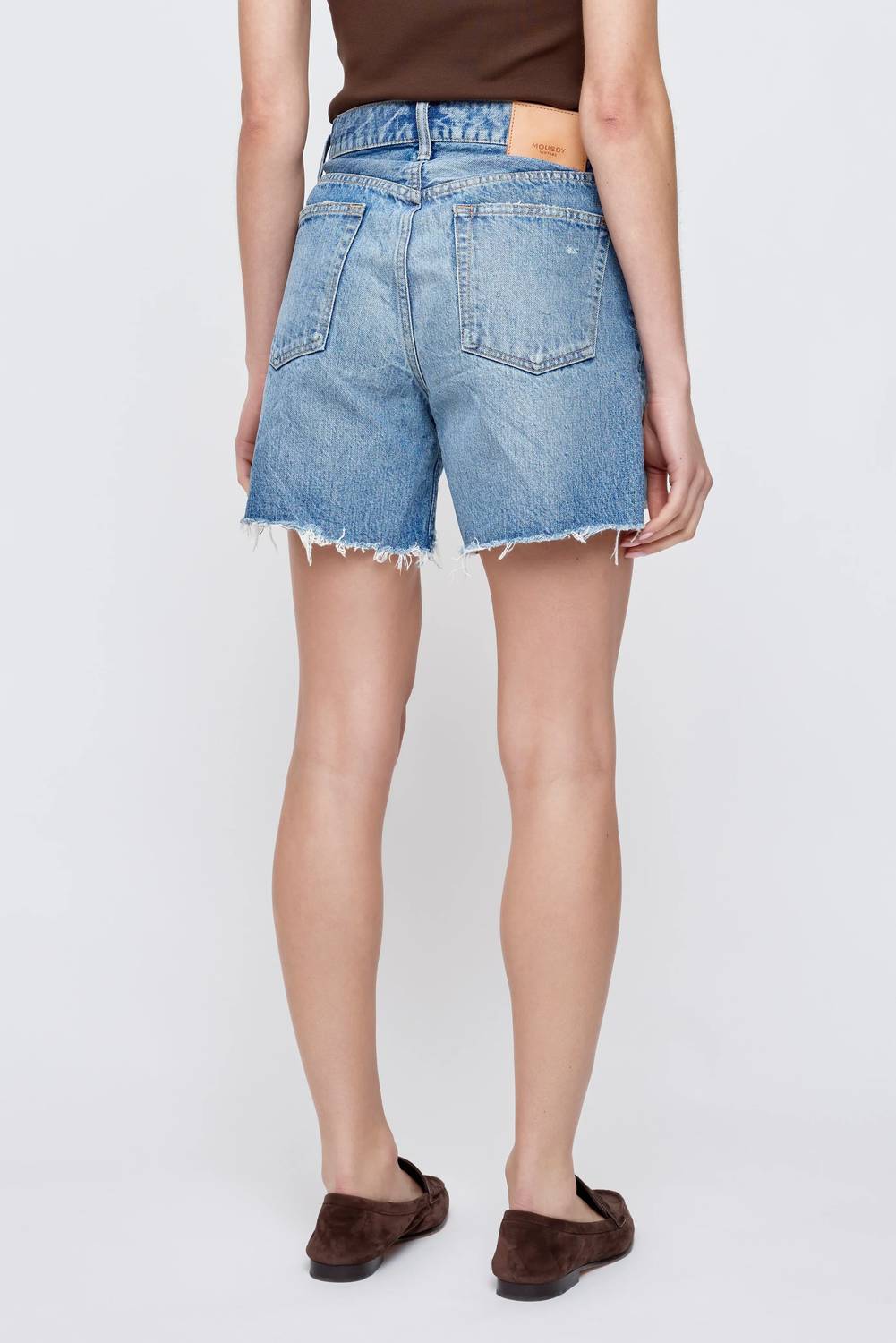 Moussy - Long Jean Shorts